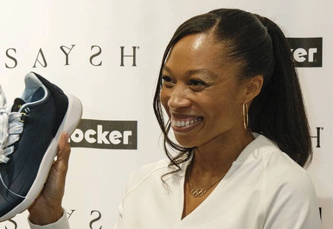 Allyson Felix spoke with Modern Luxury following the release of Saysh Two, her lifestyle brand's versatile, vibrant sneaker.
