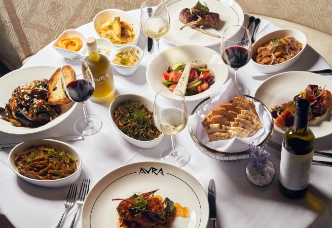 Avra's new opening marks the fifth location for the acclaimed Greek restaurant brand, which opened its first location more than two decades ago in Manhattan.