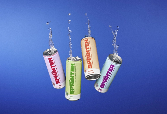 The reality-star-turned business maven announced her new line of canned vodka sodas, Sprinter.