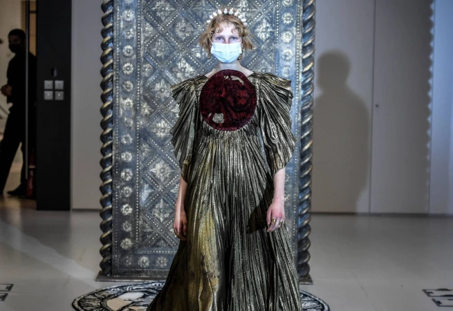 Designed by Maria Grazia Chiuri, the medieval looks debuted at Paris Haute Couture Week, bringing inspiration during uncertain times.