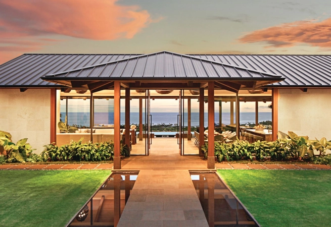 Eerkes Architects creates a dream home on Kaua‘i’s south shore that balances the desire for gathering spaces with private retreats.