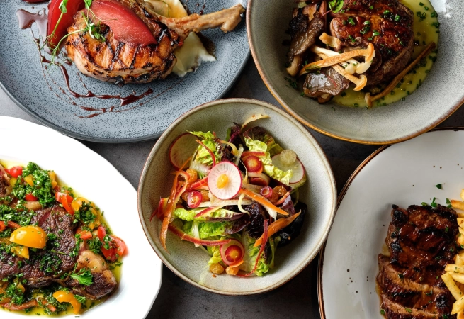 Steak & Grace, the latest venture from acclaimed Atlanta restaurateur Barry Mills, brings a fresh, contemporary take on steakhouse dining to Dunwoody Village with fire-cooked steaks, indulgent seafood, and a relaxed, neighborhood-friendly atmosphere.