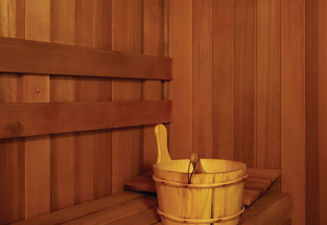 Enhance NATUROPATHICA treatments with sauna access at Topping Rose. PHOTO BY DOUGLAS LYLE THOMPSON