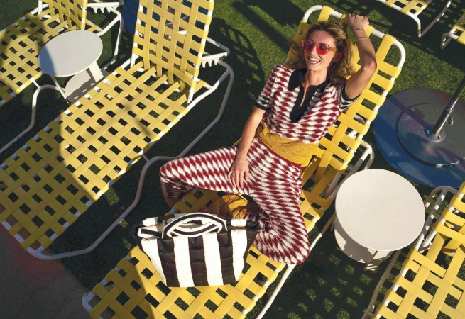 VEE COLLECTIVEâs limited-edition summer capsule collection, The Miami Edit, captures the vibrancy of The Magic City. PHOTO BY CULLEN BLANCHFIELD