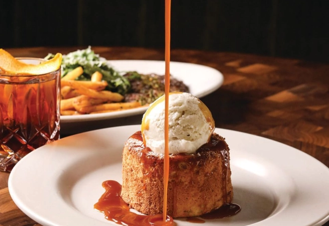 The Henry's molten butter cake is the perfect after-dinner treat PHOTO COURTESY OF BRAND