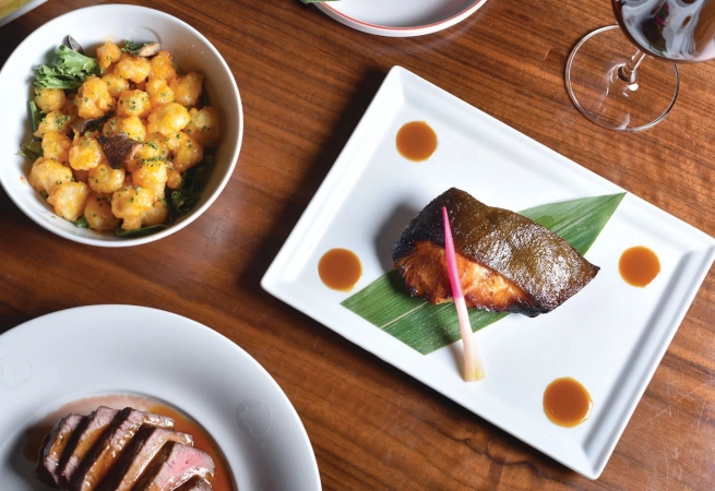 Nobu's famous black cod with miso is available during the restaurant's decadent new brunch service. PHOTO COURTESY OF BRANDS