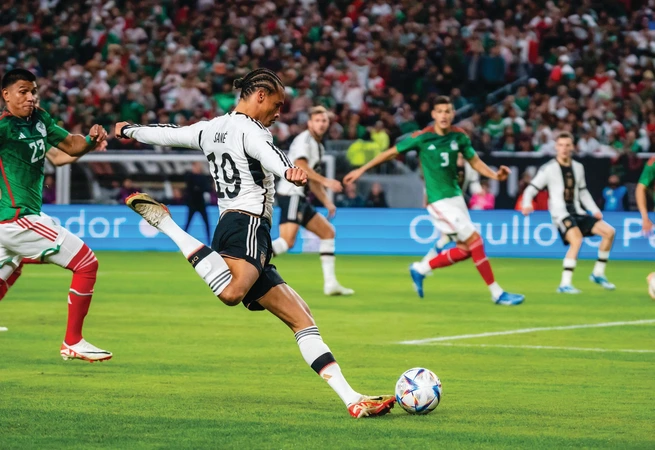 The Mexico vs. Germany soccer game at Lincoln Financial Field in 2023.