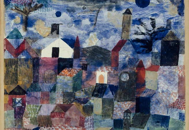 16_Paul_Klee__Landscape_in_Blue__1917