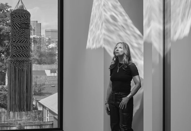 Philanthropist Amanda Precourt is a collector of contemporary art and a passionate mental health advocate.
