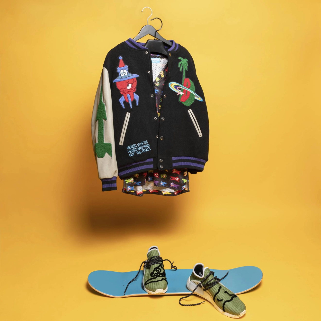 Pharrell's BBC x Todd James Art Basel Collection Debut