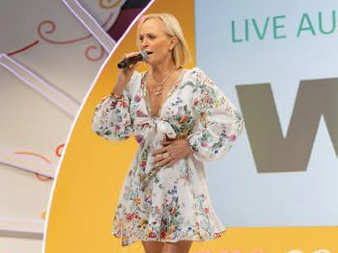 Letitia Frye at the 24th annual Here Comes the Sun-themed PANDA Children Helping Children Fashion Show and Luncheon, presented by Fox Restaurant Concepts. PHOTO COURTESY OF PANDA