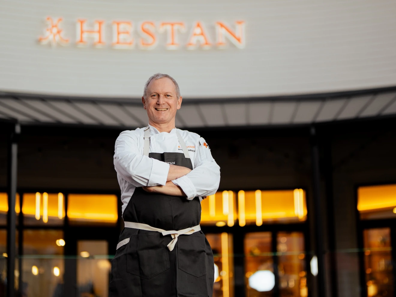 Chef Mark Dommen oversees the kitchen at Hestan in downtown Napa