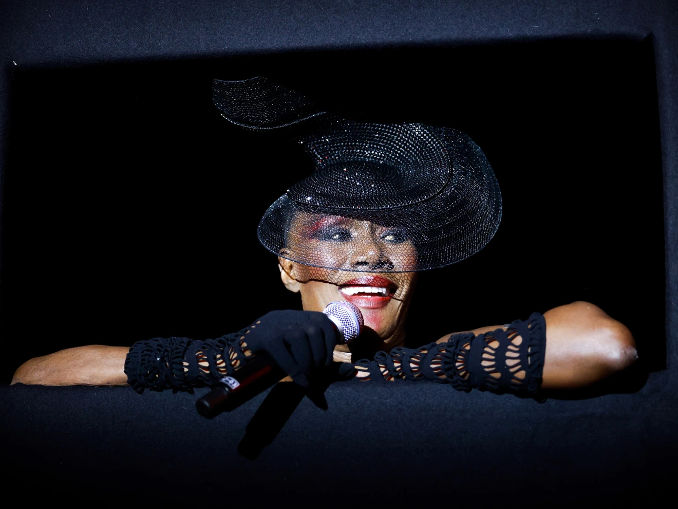 Grace Jones. Photo By Lia Toby/Amfar/Getty Images