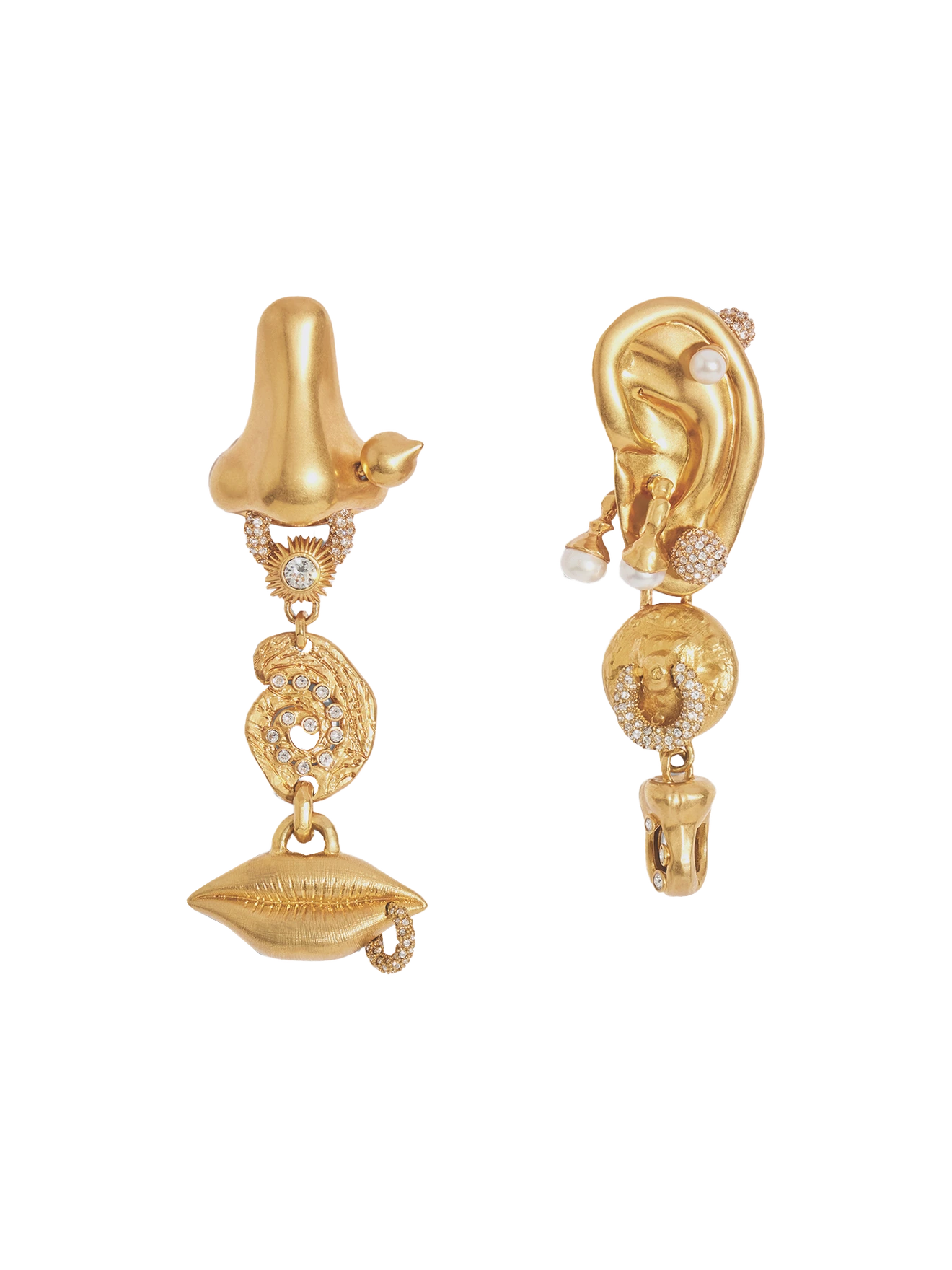 Schiaparelli Anatomic Bijoux earrings, schiaparelli.com. Photo Courtesy Of Brand