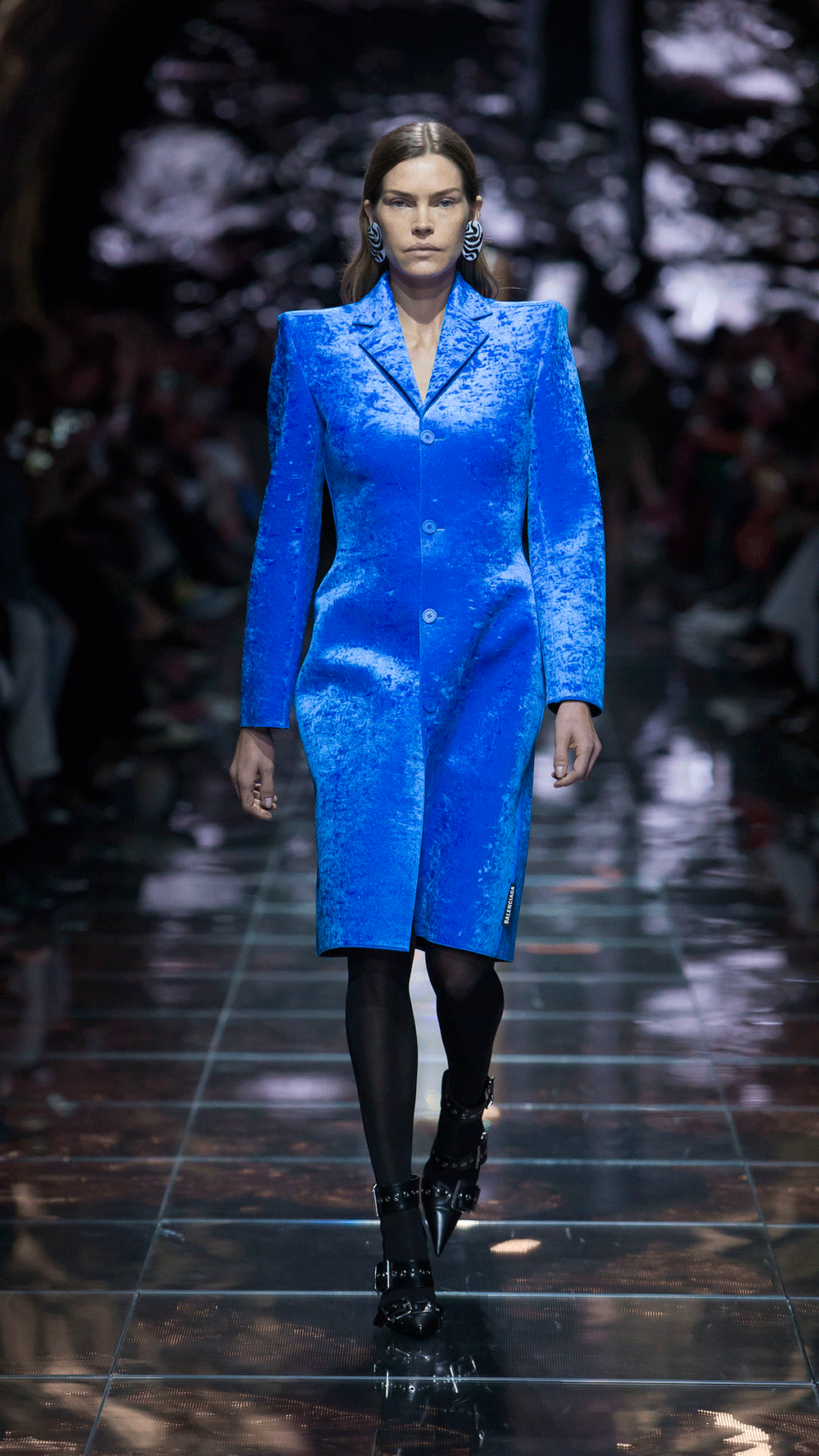 Spring's Boldest Coat: Balenciaga's 3D Velvet Stunner