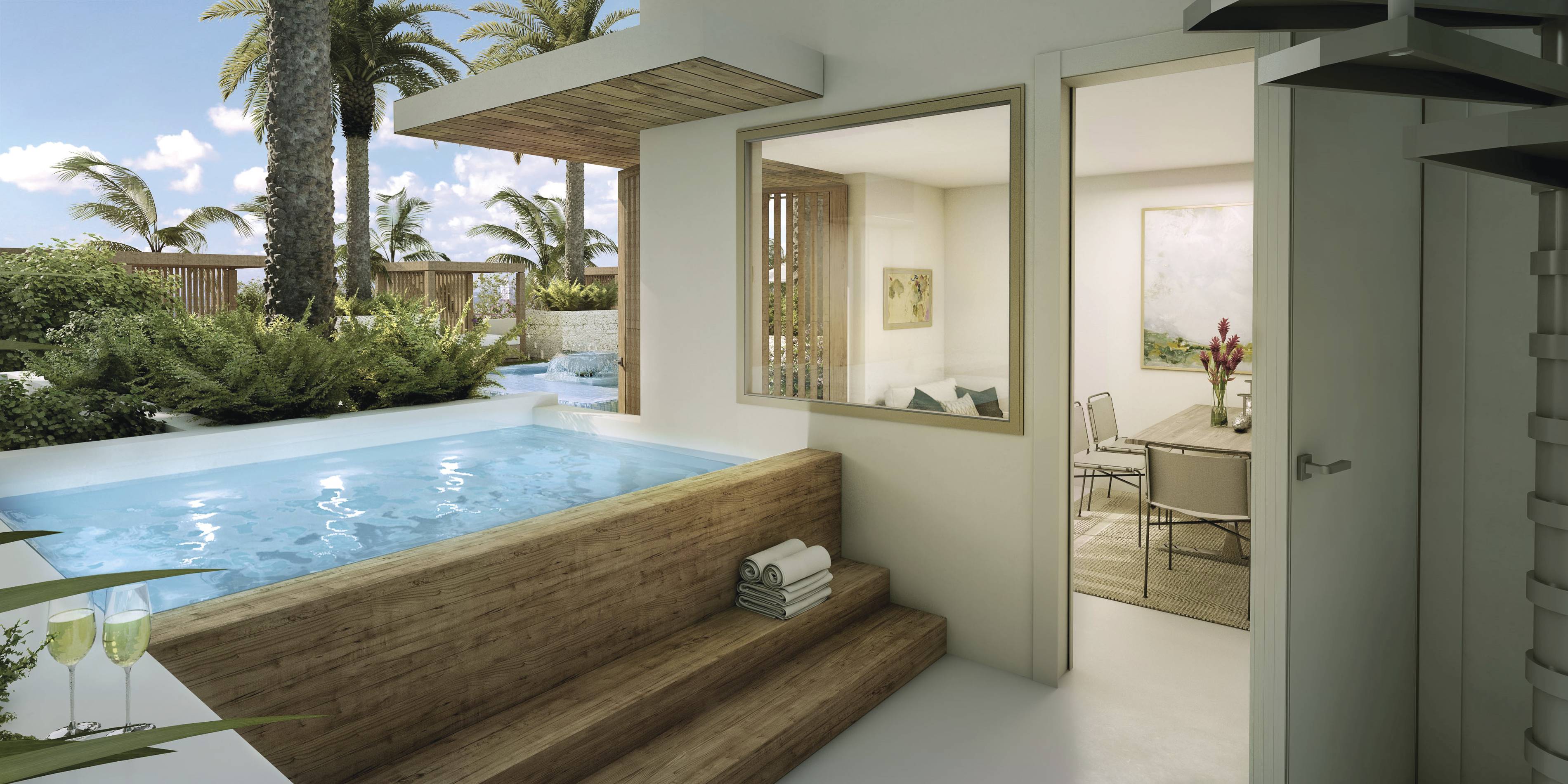 Luxury Poolside Cabanas in Miami: A Lavish Retreat - Luxury Apartment Complex With Cabanas