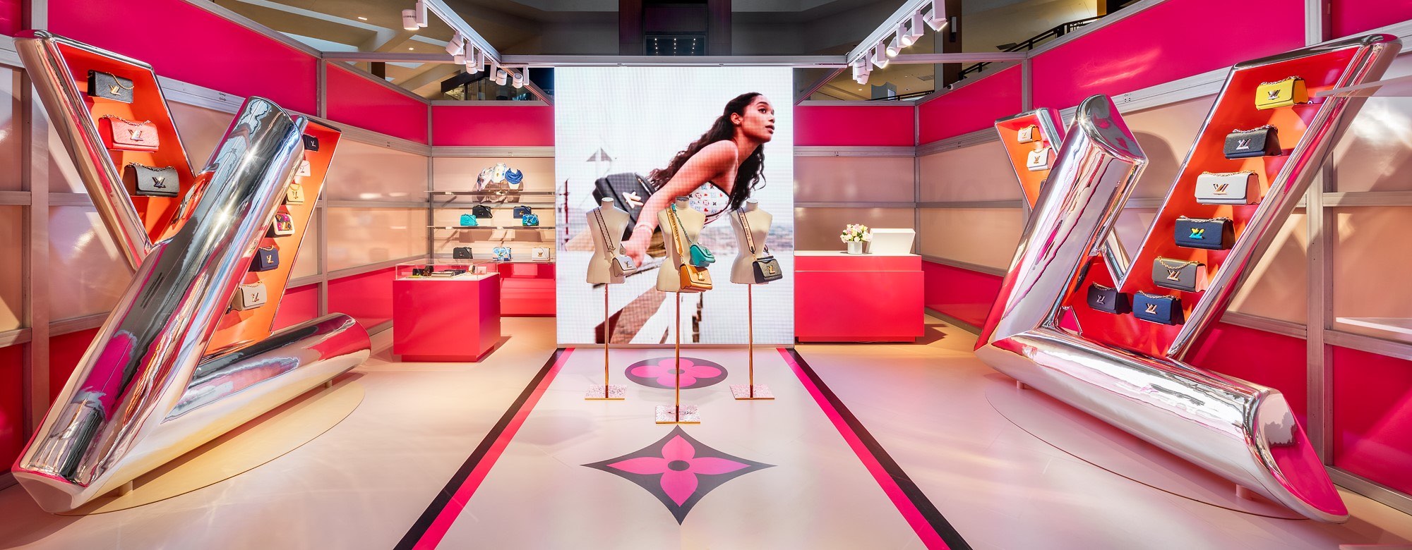Louis Vuitton's Twist Cube Pop-Up at Aventura Mall