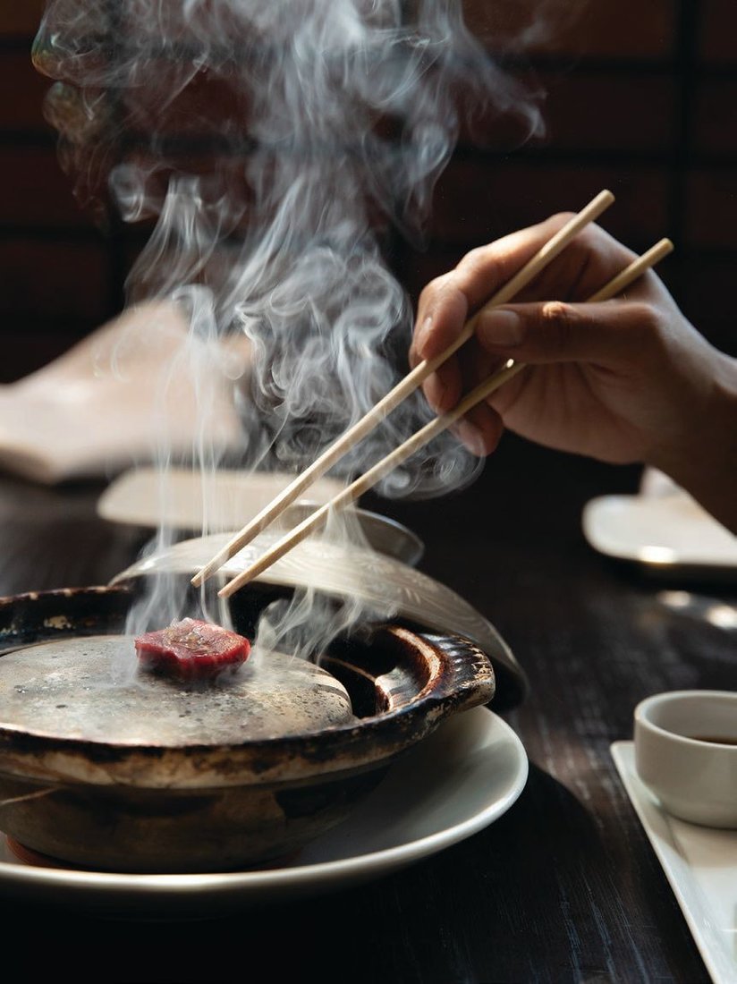 Uchi hot rock PHOTO BY JIMENA PECK