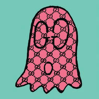 版画 GUCCI - Trevor Andrew It&#39;s Rainning Gucci Green Trevor Andrew: The Rise of Gucci Ghost in NFTs
