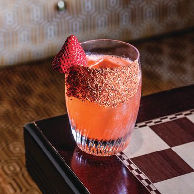 The Bidi Bidi Bom Bom cocktail at Raised by Wolves. COURTESY OF RANCHO VALENCIA RESORT & SPA