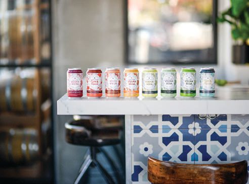 You & Yours Distilling Co.’s ready-to-drink cocktails  BY MEGAN JANE BURGESS