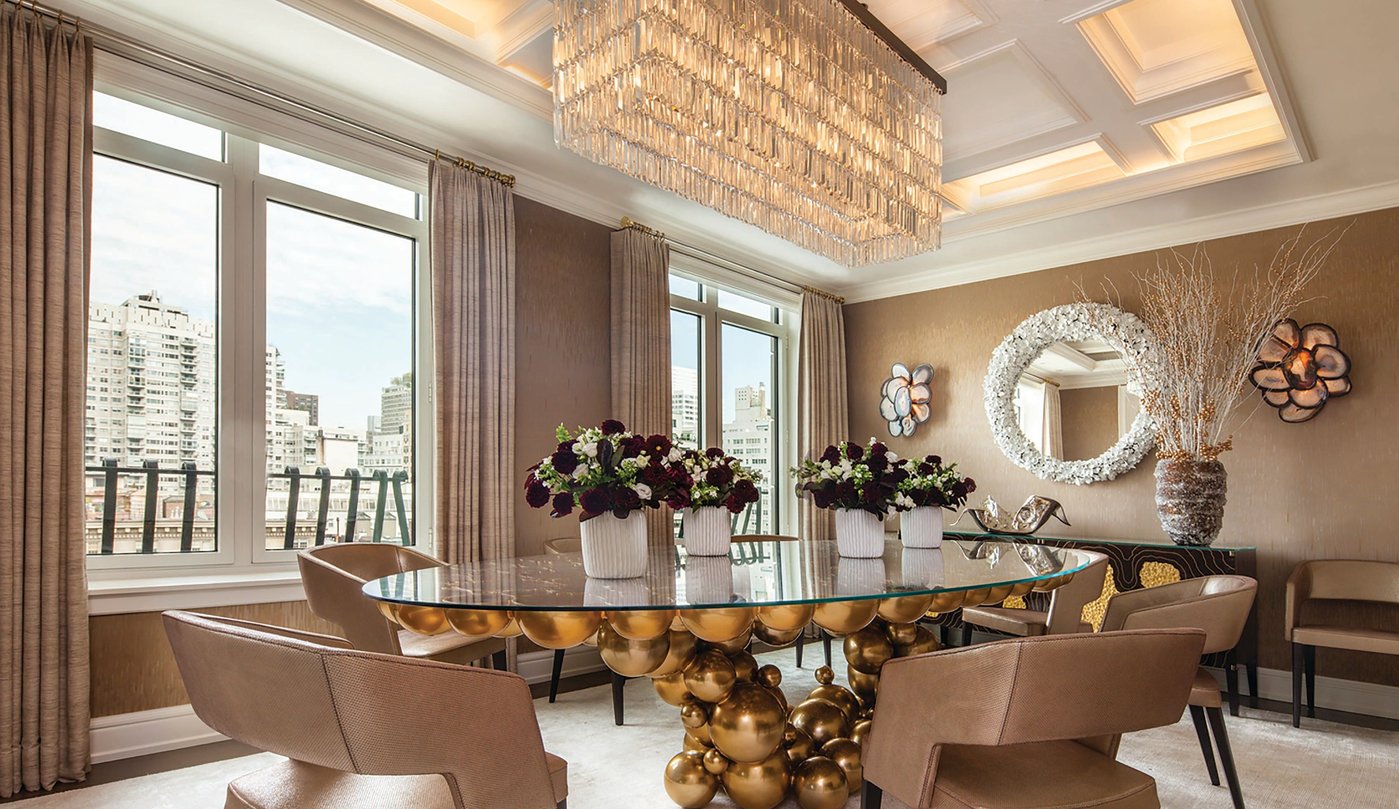 Chic Penthouse in NYC: Luxurious Design by Arthur Dunnam