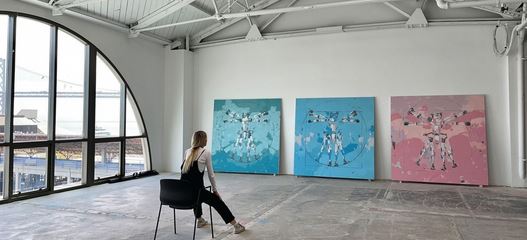 Agnieszka Pilat in her studio. PHOTO COURTESY OF AGNIESZKA PILAT