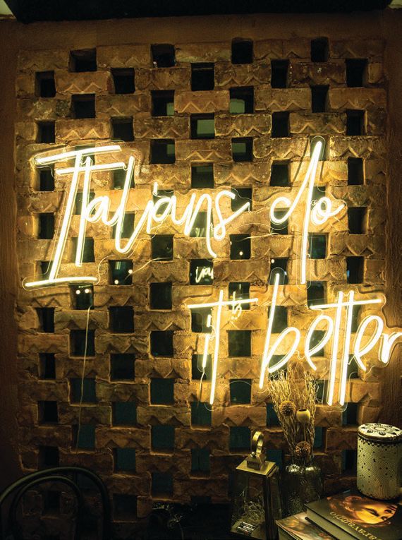 The decor features wow-worthy art such as this 1995 Ferdinando Scianna piece PHOTO BY MATTHEW ROOD