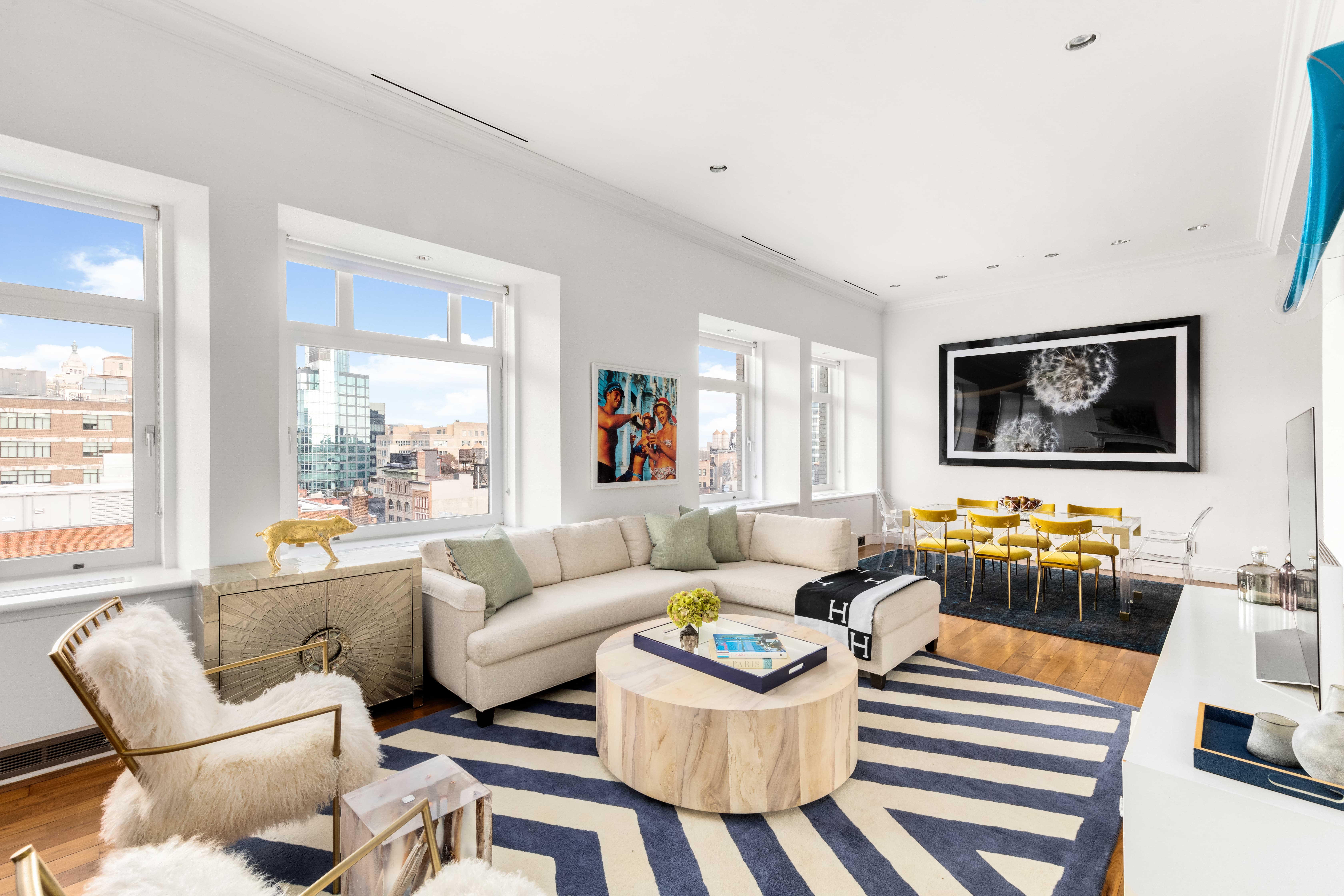 View of Stunning Noho Penthouse Once Owned by Celebrities