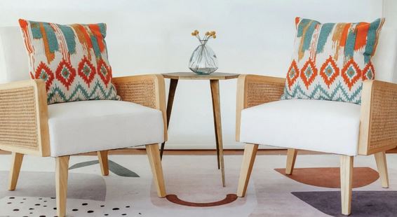 The client’s own accent chairs Photographed by Suarez Creative House