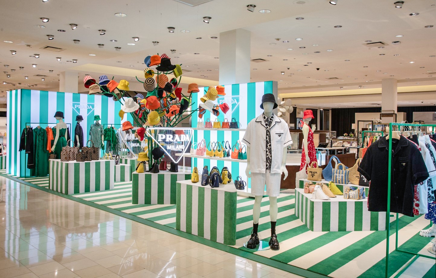 Prada Tropico Installation at Neiman Marcus SF