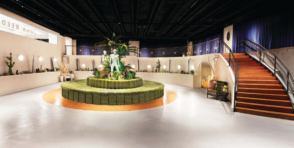 The grand entrance offers the ultimate spot postworkout. PHOTO COURTESY OF JOHN REED DALLAS