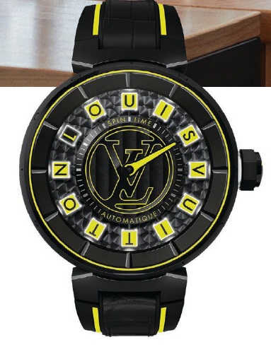 The Tambour Spin Time Air Quantum. PHOTO COURTESY OF LOUIS VUITTON