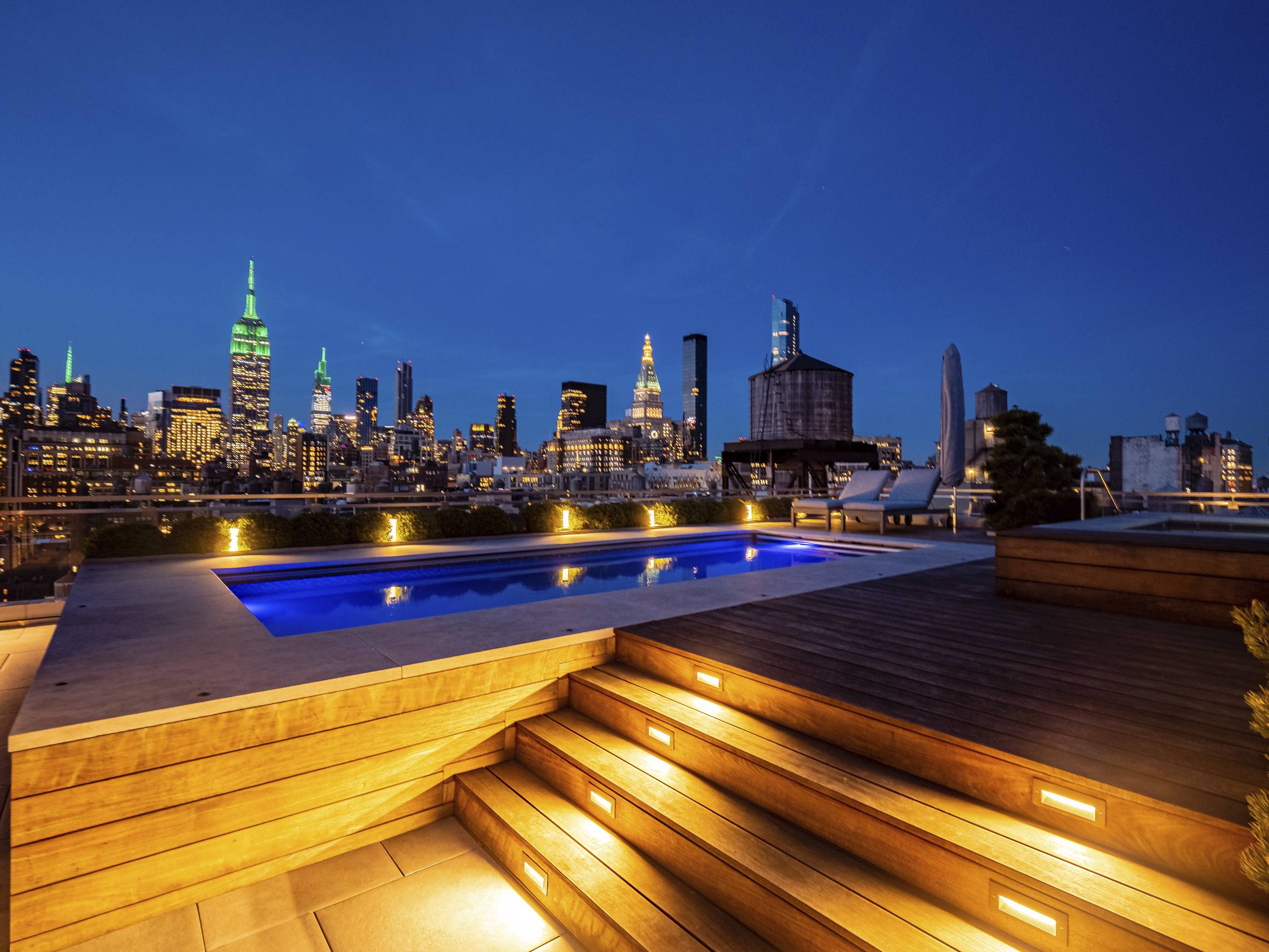Luxury NYC Homes with Private Rooftop Pools
