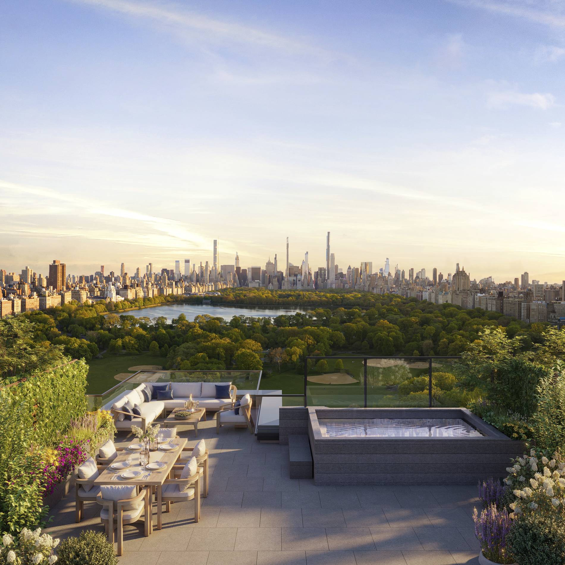 Luxury NYC Homes with Private Rooftop Pools