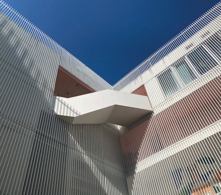 Francisca Oyhanarte’s “Sea of Love” adorns the exterior of Curio at Faena Bazaar. PHOTO: BY GABRIEL MATARAZZO