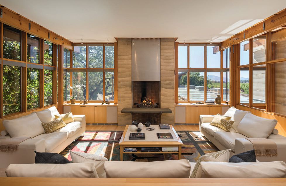 The cozy-chic interior. PHOTO BY ADAM POTTS