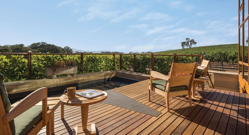 Take a dip in the heated plunge pool PHOTO BY ADAM POTTS