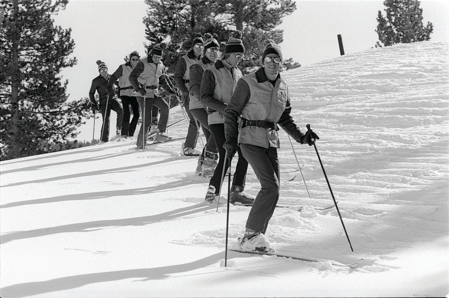 The National Ski Patrol packs down the slopes in the 1974-75 season. PHOTO COURTESY OF COLORADO SNOWSPORTS MUSEUM AND HALL OF FAME