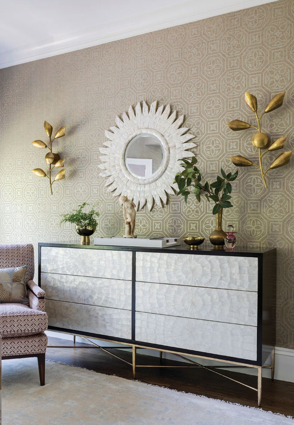 Modern Feminine Brownstone Design: Timeless & Chic