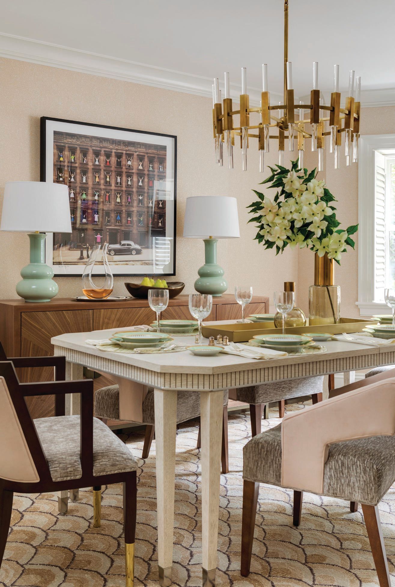 Modern Feminine Brownstone Design: Timeless & Chic