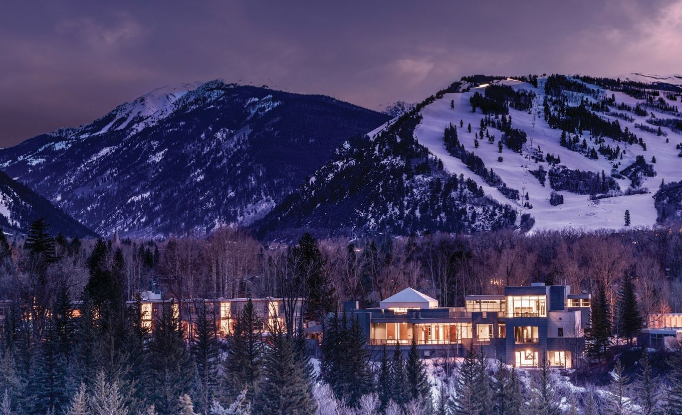 Located on the Aspen Institute’s 40 acres, Aspen Meadows affords sweeping views of the slopes. PHOTO COURTESY OF SALAMANDER HOTELS & RESORTS