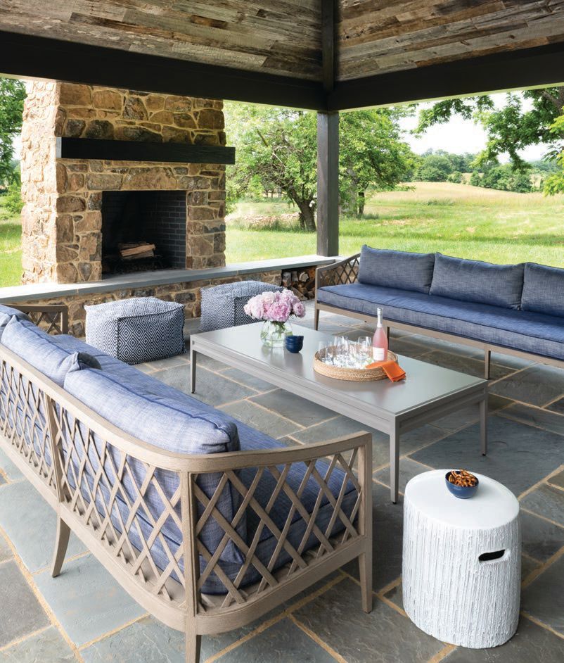 Modern Pool House Design in Rural Virginia
