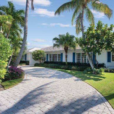 The home at 224 Via Marila on Palm Beach Island PHOTO BY SHAWN HOOD MEDIA