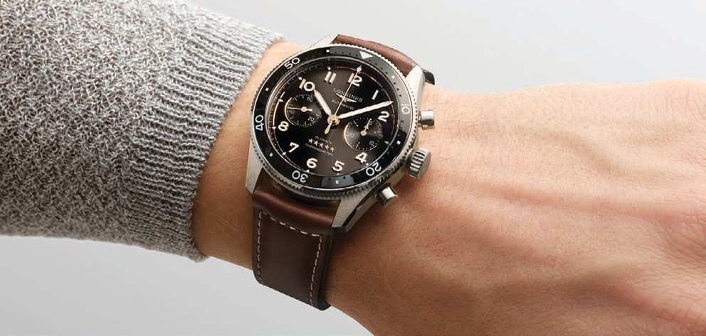 The Longines Spirit Flyback Chronograph. PHOTO COURTESY OF LONGINES