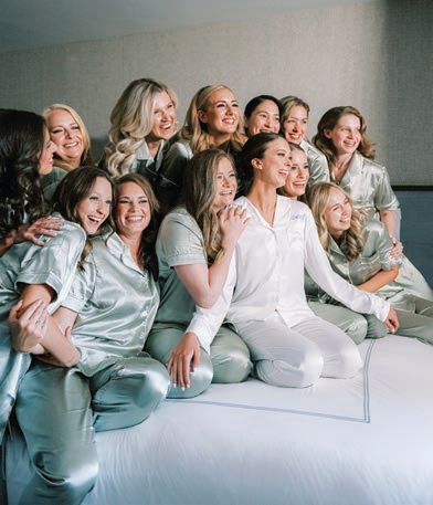 Bridesmaids were given gifts from Bundles Gift Co. PHOTO BY ERIC AND JAMIE PHOTOGRAPHY