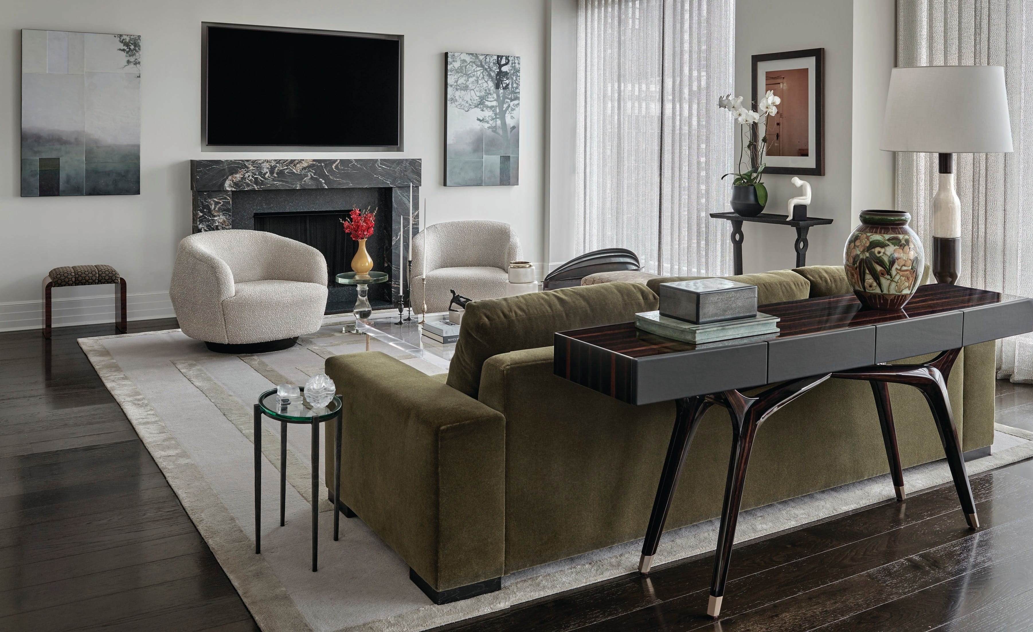 Design veteran Jeannine Dal Pra crafts a moody, modern abode for a discerning Gold Coast client.