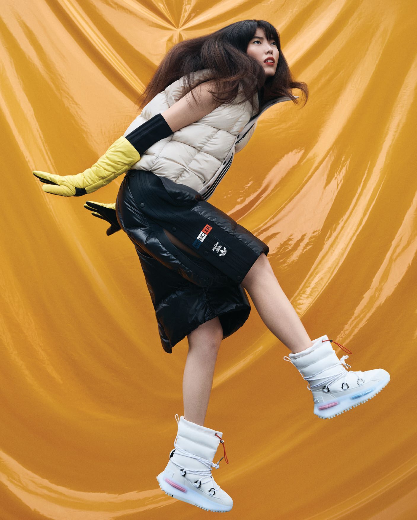 adidas gazelle silver green womens Moncler x adidas Nmd Runner Optical White Sneakers White / Bodega / US