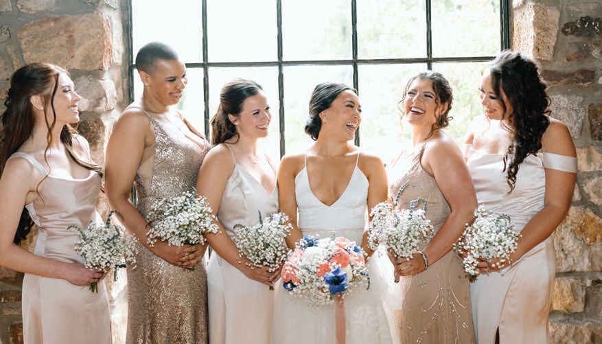 Antonia and her bridesmaids