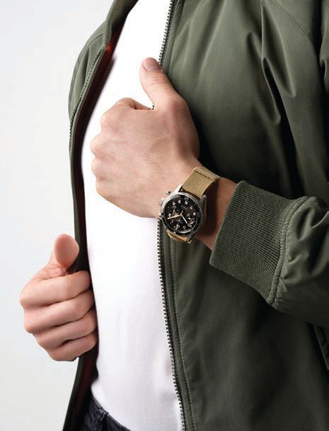 Versions of the Spirit Flyback with steel bracelet 				and NATO strap options PHOTO COURTESY OF LONGINES